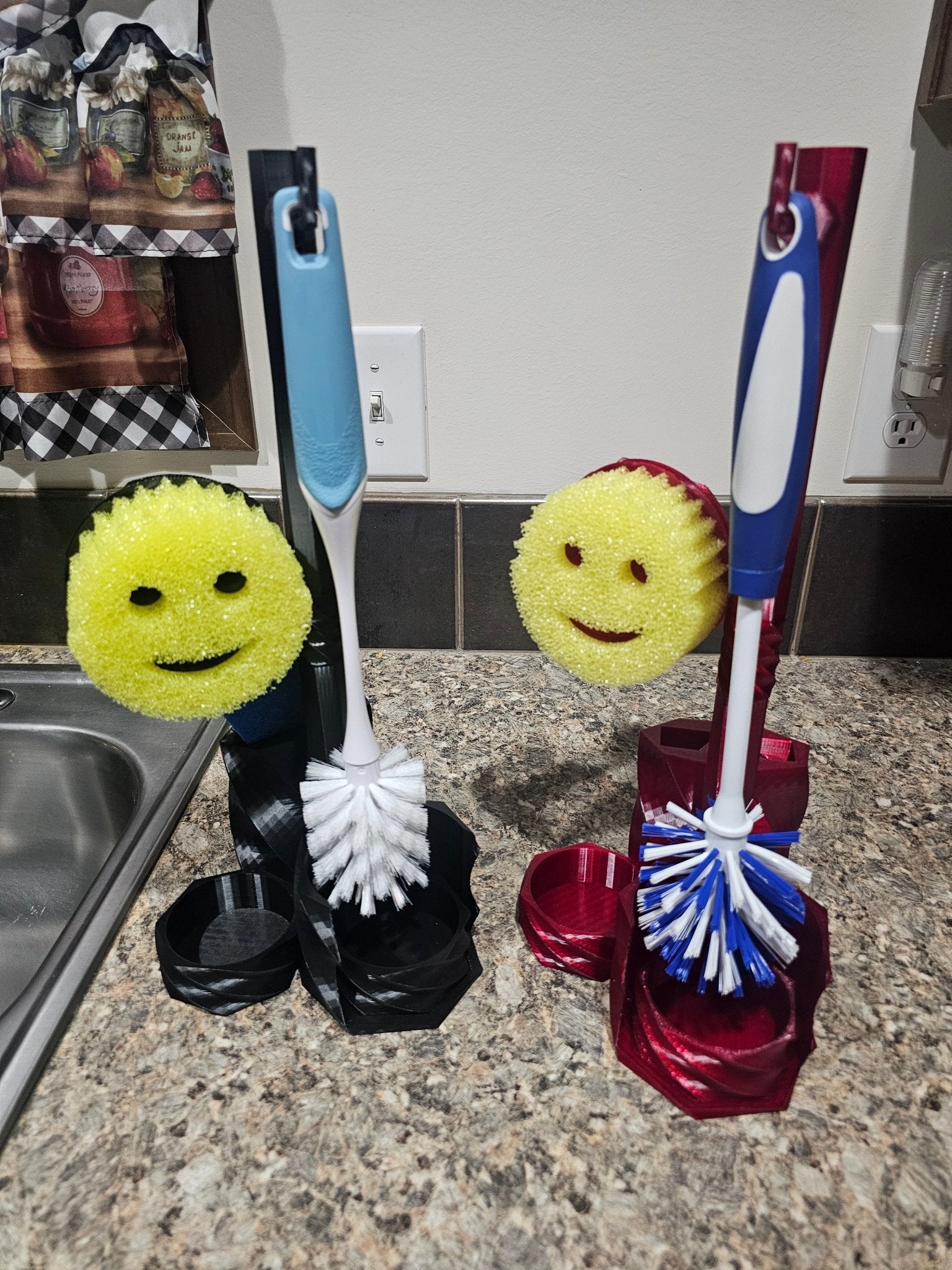 Twisted Cleanz Deluxe — Sink Station Organizer for Brush, Sponge & Scrubber - Axis3D Solutions LLC